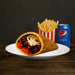 Lamb Gyro Over Pita Bread