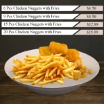 Chicken Nuggets with Fries