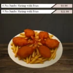 Jumbo Shrimp with Fries