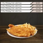 Whiting Fish with Fries