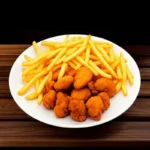 21 Pcs Shrimp Basket with Fries
